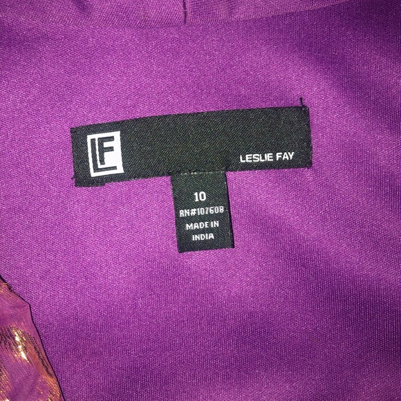 Long Formal Leslie Fay Gown - Picture 3 of 4